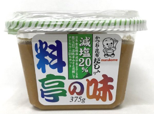 だし入り料亭の味減塩