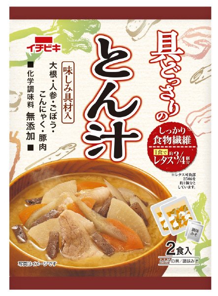 具どっさりのとん汁