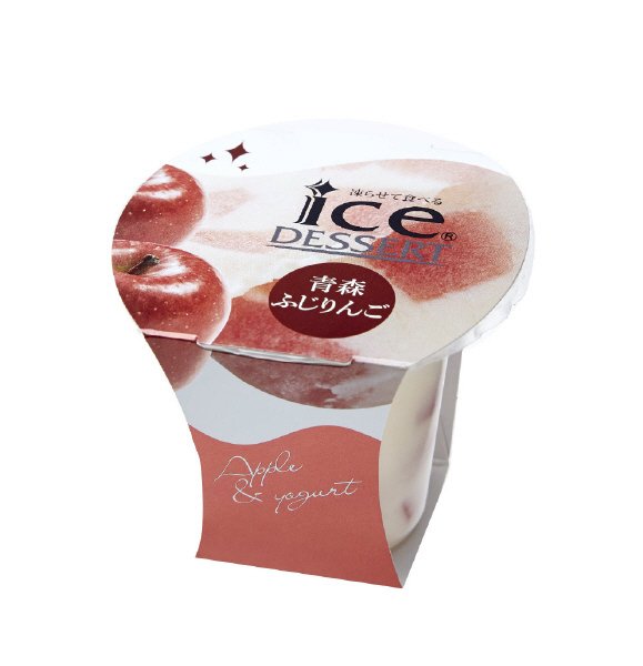 凍らせて食べるアイスデザート（IDC）　青森ふじりんご＆ヨーグルト味