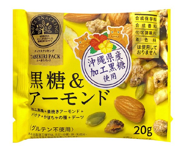 ナッツスナッキング　ＴＰ黒糖＆アーモンド