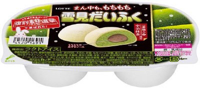 まん中ももちもち雪見だいふく抹茶
