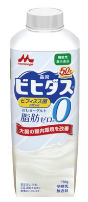 森永ビヒダスのむヨーグルト脂肪ゼロ