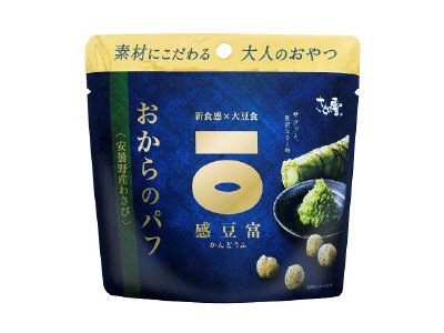 感豆富　おからのパフ　安曇野産わさび