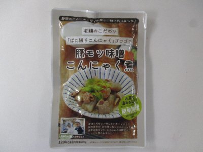 豚モツ味噌　こんにゃく煮