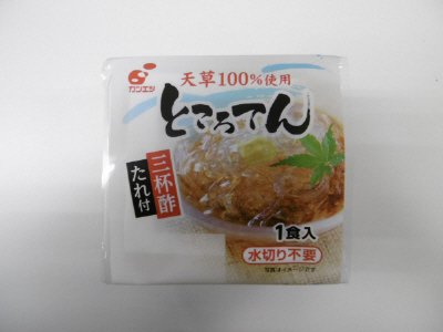 水切り不要ところてん　三杯酢たれ付