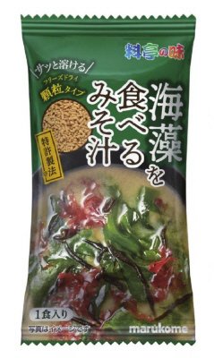 ＦＤ顆粒海藻を食べるみそ汁