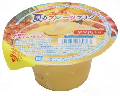 夏のフルーツプリン