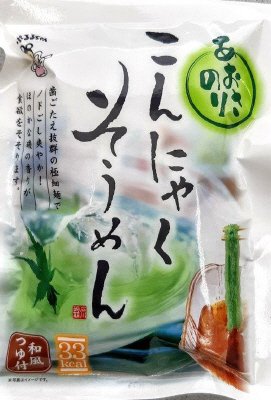石川　こんにゃくそうめん　あおさのり　170g