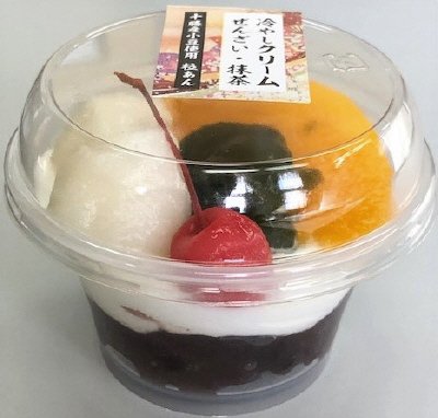 冷やしクリームぜんざい・抹茶
