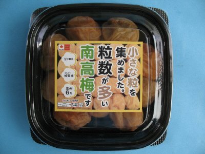 粒数が多い南高梅蜂蜜