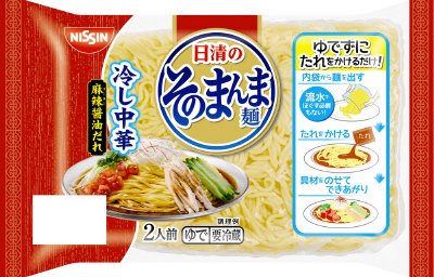 日清のそのまんま麺　冷し中華　麻辣醤油だれ　２人前