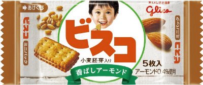 ビスコミニパック小麦胚芽入り＜香ばしアーモンド＞