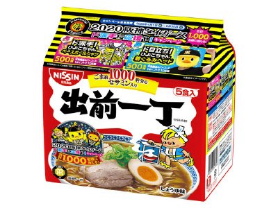 出前一丁　５食パック　阪神タイガースキャンペーン