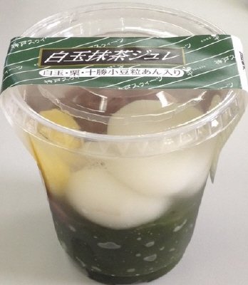 白玉抹茶ジュレ