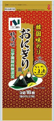 韓国味のり３切１６枚