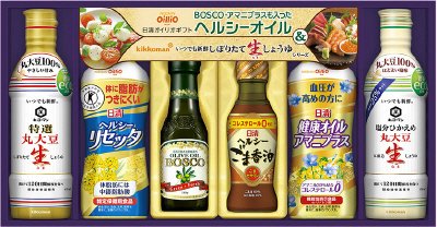 日清そろって嬉しいヘルシーオイル＆キッコーマンしぼりたて生しょうゆギフトＮＫ－３０