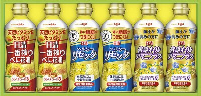 日清一番搾りべに花油＆ヘルシーオイルギフト　ＢＰＨ－３０Ａ