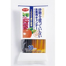 砂糖を使っていない氷菓用キャンデー