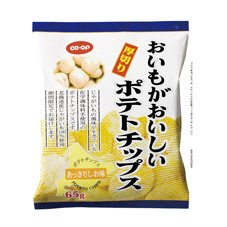 おいもがおいしい厚切ポテトチップス　あっさりしお味