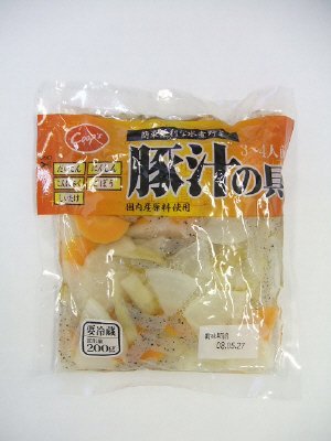 豚汁の具