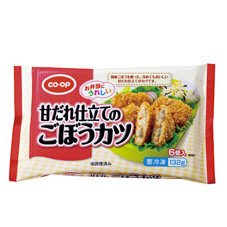 甘だれ仕立てのごぼうカツ
