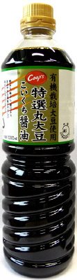 有機栽培大豆使用特選丸大豆こいくち醤油