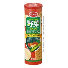 野菜が入ったポテトチップス（イタリアントマト味）