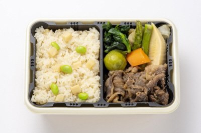 あっちっち春野菜のすきやき弁当