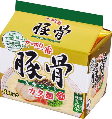 サッポロ一番　豚骨　５個パック