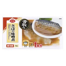 骨取りさばの味噌煮