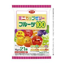 ミニカップゼリー　フルーツ１００