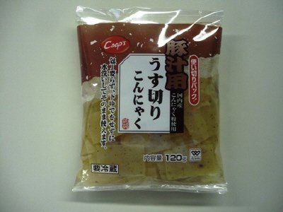 豚汁用うす切りこんにゃく