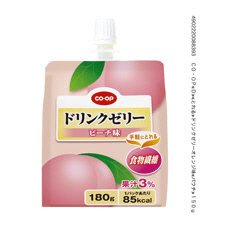 ドリンクゼリー　ピーチ味（食物繊維配合）