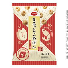 まるっとこめぽん　えびしお味