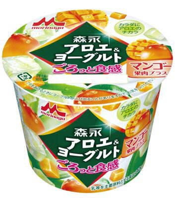 森永アロエ＆ヨーグルト　マンゴー果肉プラス