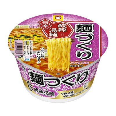 麺づくり　旨辛　酸辣湯麺