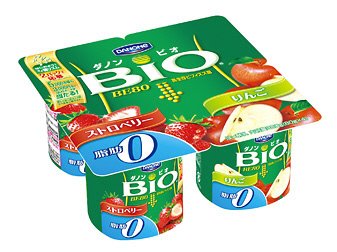 ダノンビオ脂肪０  ストロベリー＋りんご