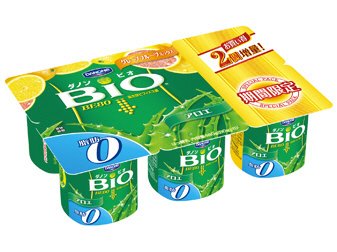 ダノンビオ　脂肪０　アロエ＋グレープフルーツ