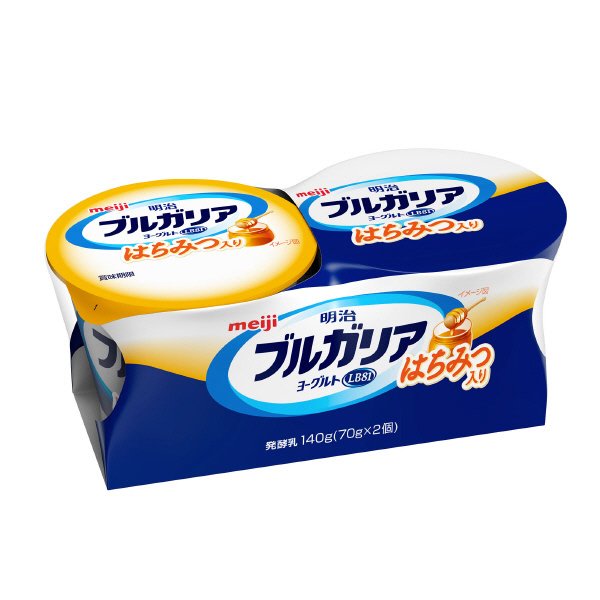 明治ブルガリアヨーグルトＬＢ８１はちみつ入り７０ｇ×２