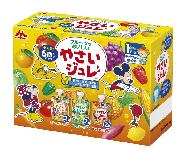 フルーツでおいしい　やさいジュレ　６個パック