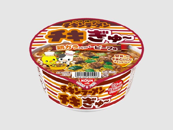 日清チキンラーメンどんぶり　チキぎゅー　鶏ガラペッパービーフ味
