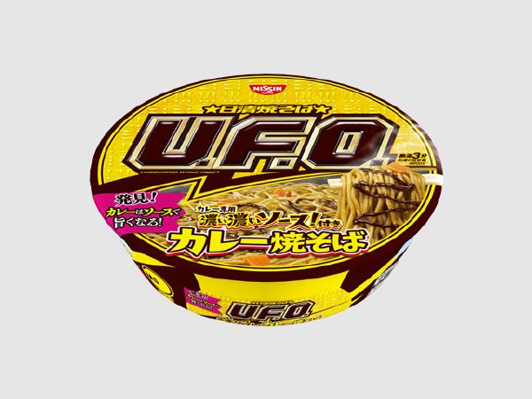 日清焼そばＵ．Ｆ．Ｏ．カレー専用濃い濃いソース付きカレー焼そば