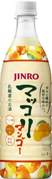 ＪＩＮＲＯマッコリマンゴー４°７５０ｍｌ