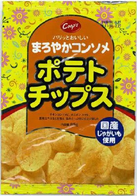 ポテトチップスまろやかコンソメ