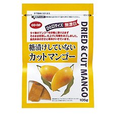 糖漬けしていないカットマンゴー