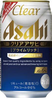 クリアアサヒ　プライムリッチ　６缶パック