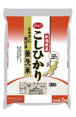 新潟県産こしひかり　とがずに炊ける無洗米（2017年度）