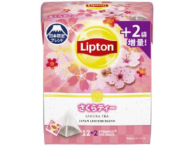 リプトン　さくらティーバッグ　１２袋＋２袋　増量品