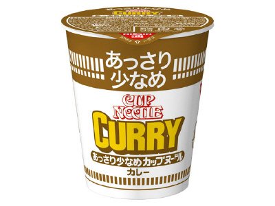 あっさり少なめカップヌードル　カレー