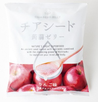 チアシード蒟蒻ゼリー　りんご味